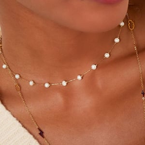 Necklace sweet pearl h5 Picture4